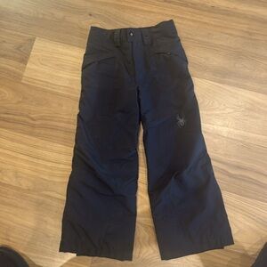 ⛷️ Spyder Boys Black Ski Pants – Size 8 – Gently Worn ⛷️